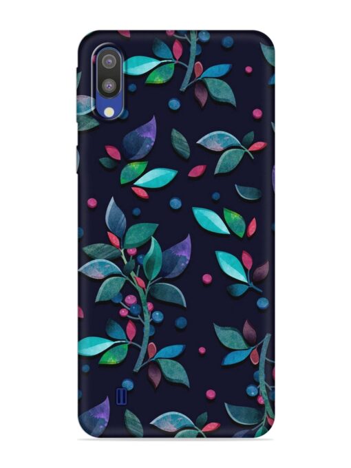 Decorative Watercolor Flower Embossed Soft Silicone Case for Samsung Galaxy M10