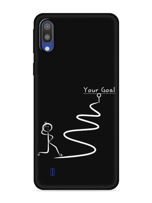 Your Goal Embossed Soft Silicone Case for Samsung Galaxy M10