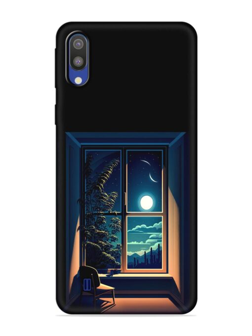 Night View At Window Embossed Soft Silicone Case for Samsung Galaxy M10