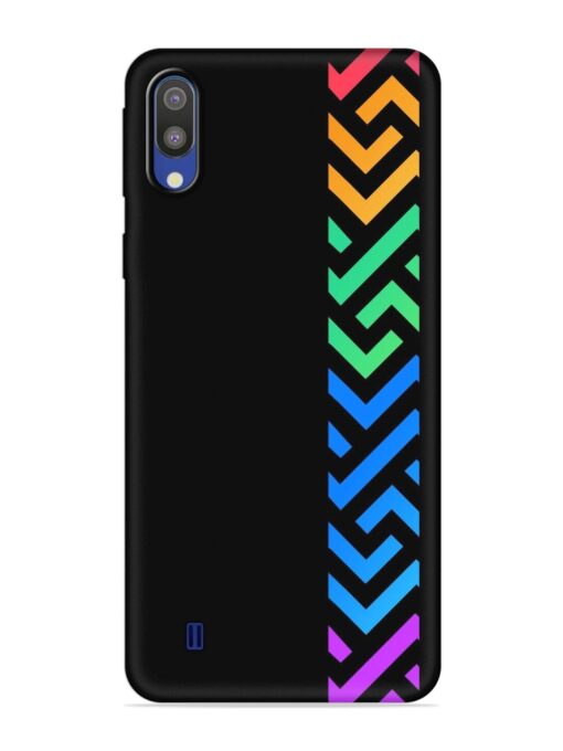 Colorshape Stripes Embossed Soft Silicone Case for Samsung Galaxy M10