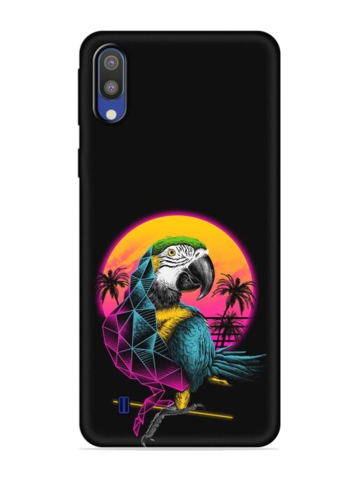 Rad Parrot Embossed Soft Silicone Case for Samsung Galaxy M10