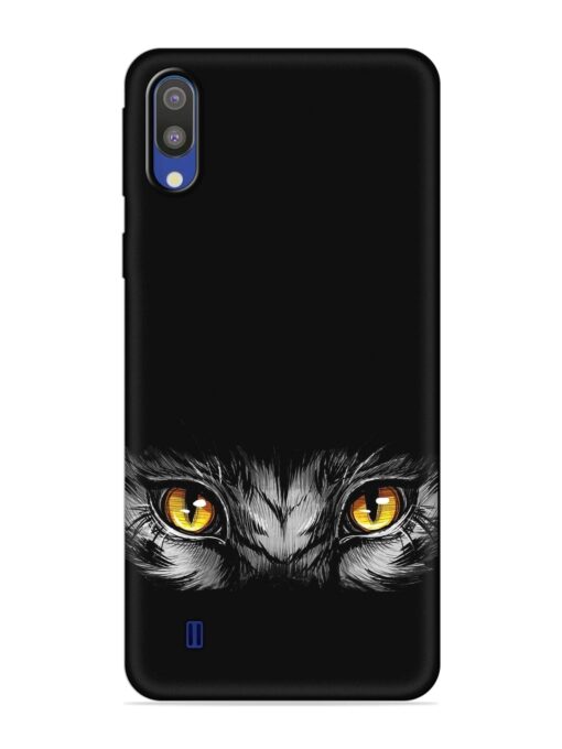 Scary Eye Embossed Soft Silicone Case for Samsung Galaxy M10