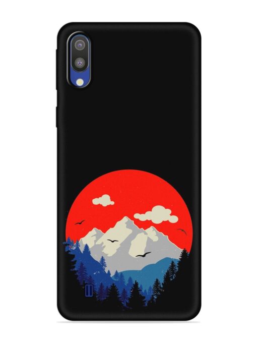 Mountain Abstract Embossed Soft Silicone Case for Samsung Galaxy M10 Zapvi