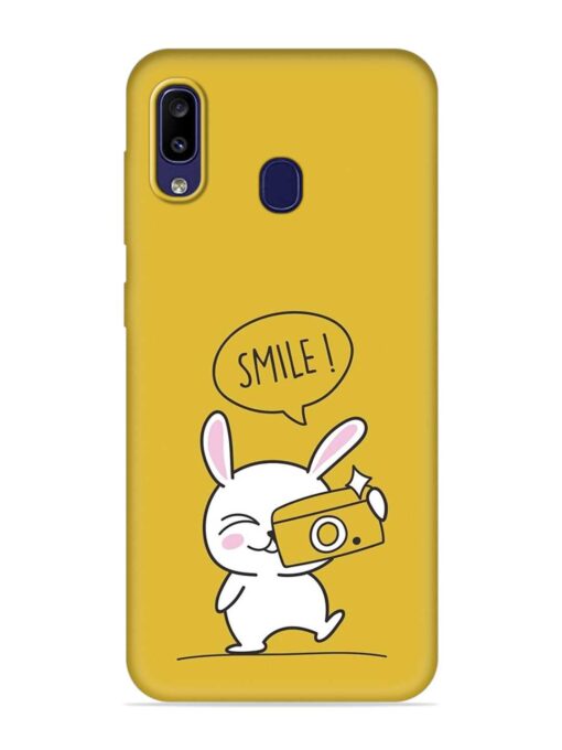 Hey Smile Please Embossed Soft Silicone Case for Samsung Galaxy M10S