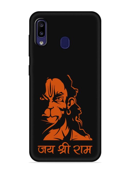 Angry Hanuman Embossed Soft Silicone Case for Samsung Galaxy M10S Zapvi