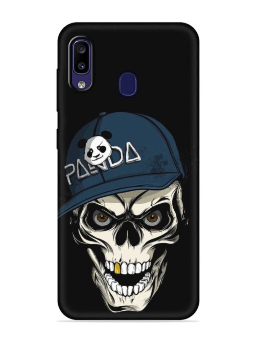 Panda Skull Embossed Soft Silicone Case for Samsung Galaxy M10S