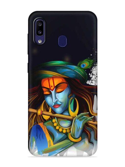 Krishna Art Embossed Soft Silicone Case for Samsung Galaxy M10S