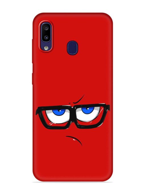 Rad Angry Face Embossed Soft Silicone Case for Samsung Galaxy M10S Zapvi