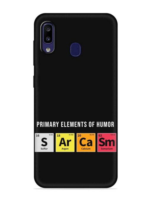 Primary Elements Humor Embossed Soft Silicone Case for Samsung Galaxy M10S