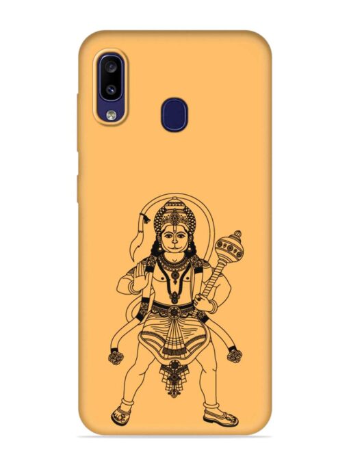 Indian God Hanuman Embossed Soft Silicone Case for Samsung Galaxy M10S Zapvi