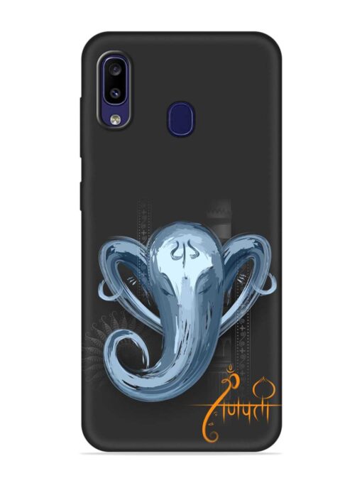 Illustration Lord Ganpati Embossed Soft Silicone Case for Samsung Galaxy M10S