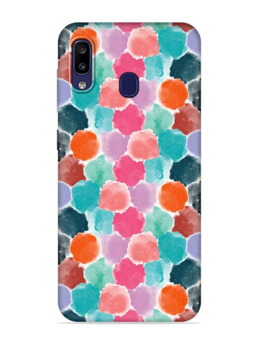 Colorful Seamless Pattern Embossed Soft Silicone Case for Samsung Galaxy M10S Zapvi