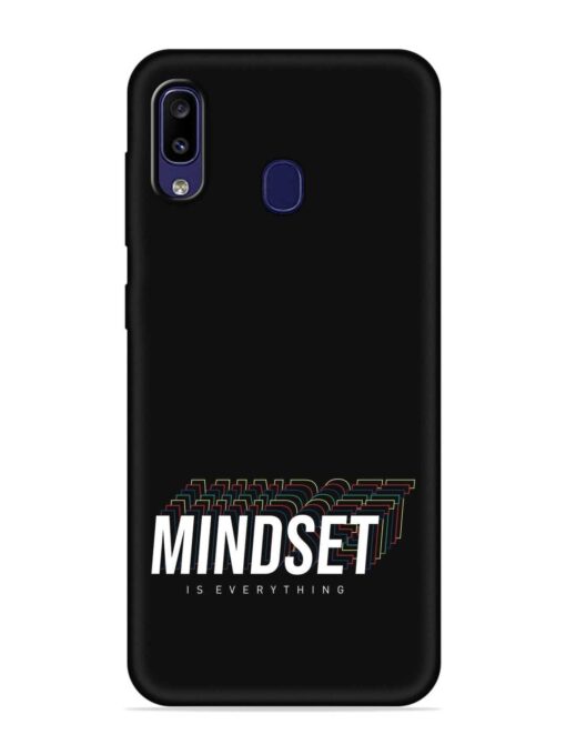 Mindset Everything Slogan Embossed Soft Silicone Case for Samsung Galaxy M10S Zapvi