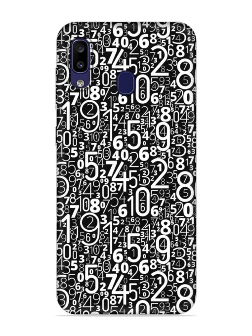 Many Numbers Different Embossed Soft Silicone Case for Samsung Galaxy M10S