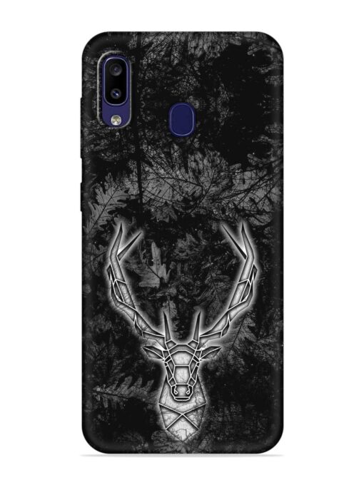 Ancient Deer Embossed Soft Silicone Case for Samsung Galaxy M10S Zapvi