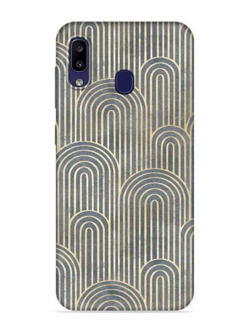 Art Deco Style Embossed Soft Silicone Case for Samsung Galaxy M10S Zapvi