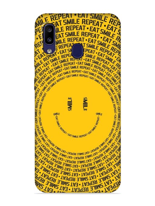 Smiley Embossed Soft Silicone Case for Samsung Galaxy M10S Zapvi