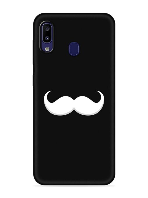 Mustache Vector Embossed Soft Silicone Case for Samsung Galaxy M10S Zapvi