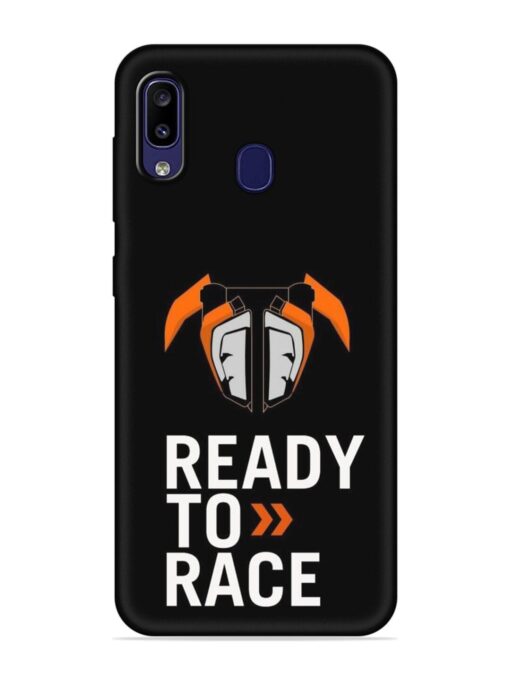 Ready To Race Embossed Soft Silicone Case for Samsung Galaxy M10S Zapvi