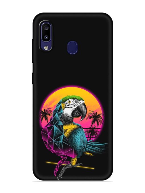 Rad Parrot Embossed Soft Silicone Case for Samsung Galaxy M10S