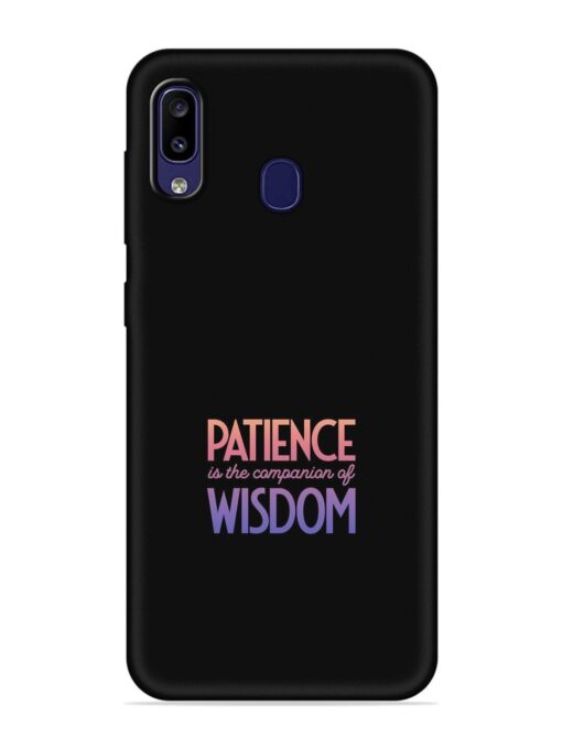 Patience Is The Embossed Soft Silicone Case for Samsung Galaxy M10S