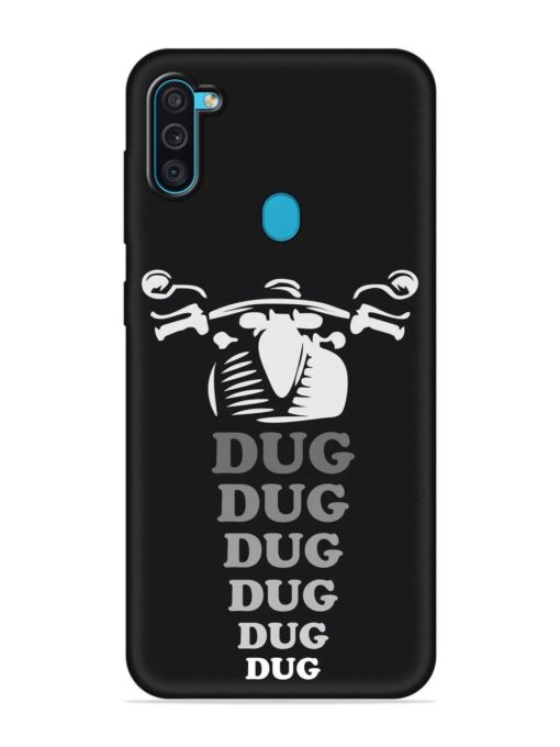 Dug Dug Dug Embossed Soft Silicone Case for Samsung Galaxy M11 Zapvi