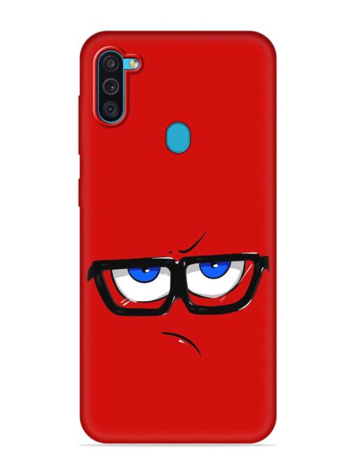 Rad Angry Face Embossed Soft Silicone Case for Samsung Galaxy M11 Zapvi