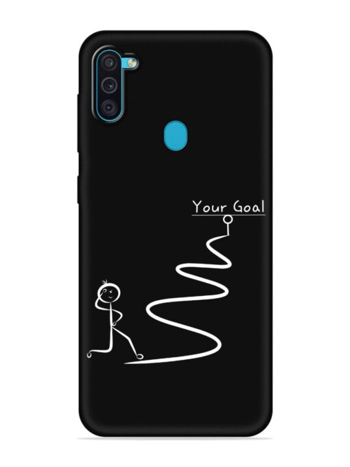 Your Goal Embossed Soft Silicone Case for Samsung Galaxy M11