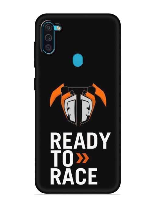 Ready To Race Embossed Soft Silicone Case for Samsung Galaxy M11