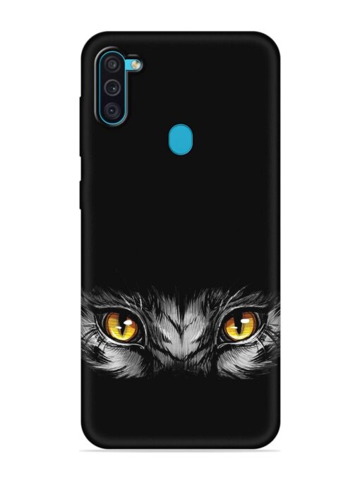 Scary Eye Embossed Soft Silicone Case for Samsung Galaxy M11