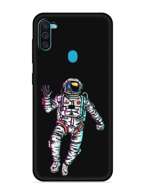 Spaceman Embossed Soft Silicone Case for Samsung Galaxy M11