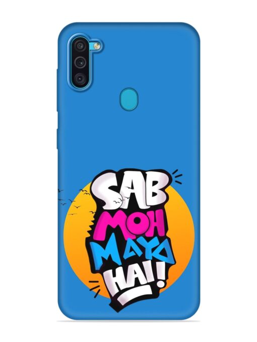 Sab Moh Moya Embossed Soft Silicone Case for Samsung Galaxy M11