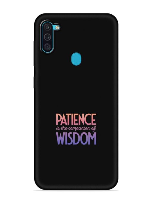 Patience Is The Embossed Soft Silicone Case for Samsung Galaxy M11 Zapvi