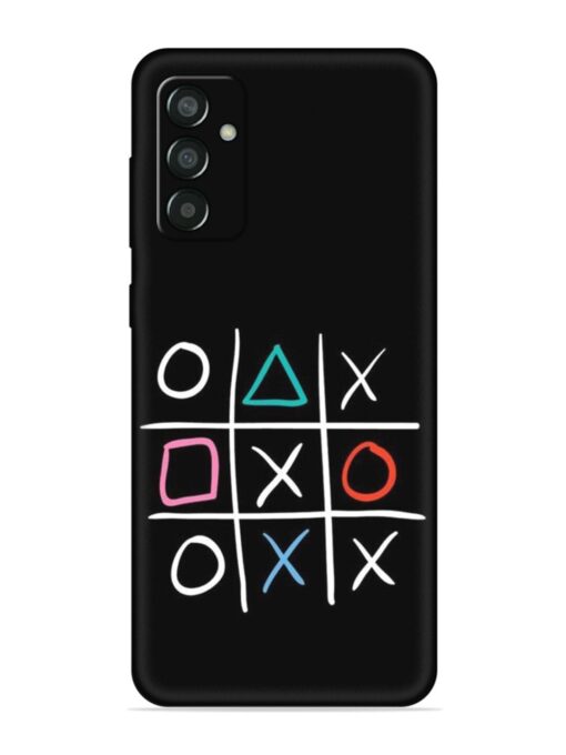 Super Neon Tic-Tac-Toe Embossed Soft Silicone Case for Samsung Galaxy M13 (4G)