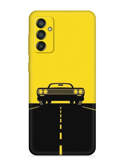 Classic Car Embossed Soft Silicone Case for Samsung Galaxy M13 (4G)