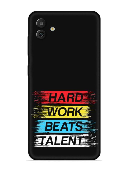 Hard Work Beats Embossed Soft Silicone Case for Samsung Galaxy M13 (5G) Zapvi