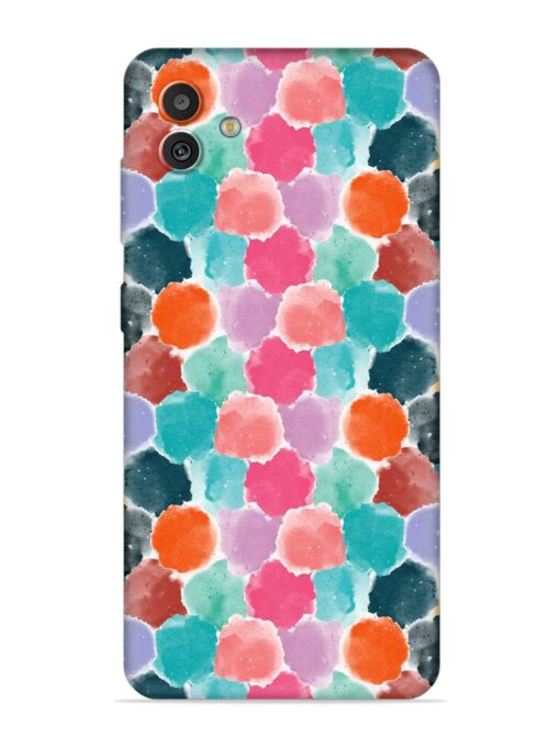 Colorful Seamless Pattern Embossed Soft Silicone Case for Samsung Galaxy M13 (5G)