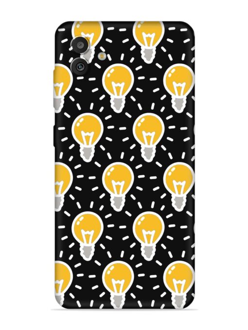 Light Bulb Seamless Embossed Soft Silicone Case for Samsung Galaxy M13 (5G)