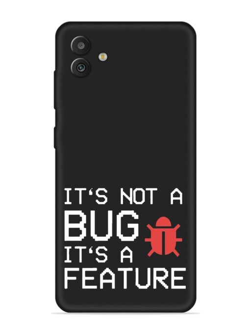 Not Bug Feature Embossed Soft Silicone Case for Samsung Galaxy M13 (5G)