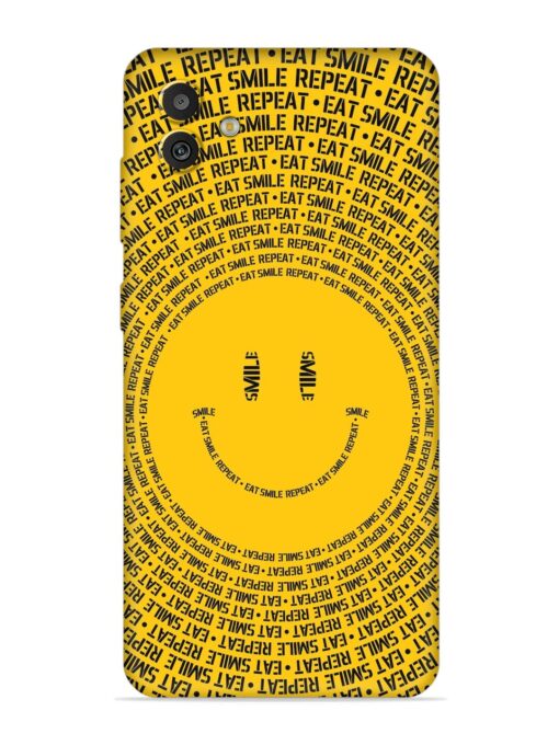 Smiley Embossed Soft Silicone Case for Samsung Galaxy M13 (5G)