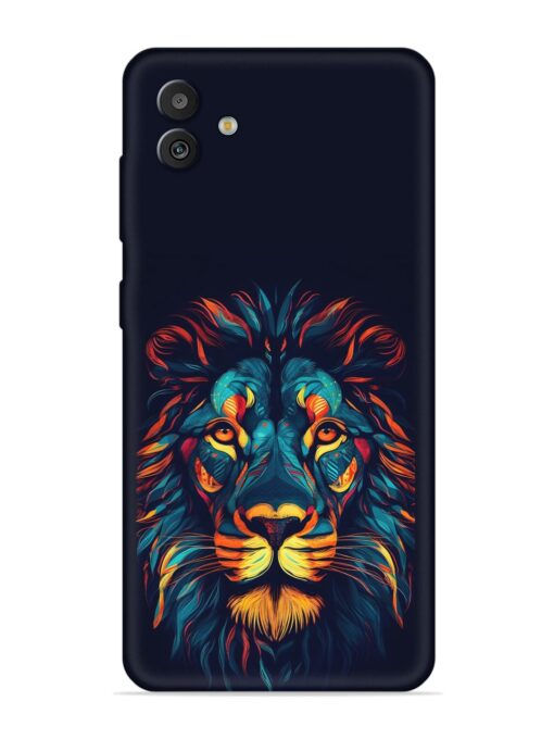 Colorful Lion Embossed Soft Silicone Case for Samsung Galaxy M13 (5G)