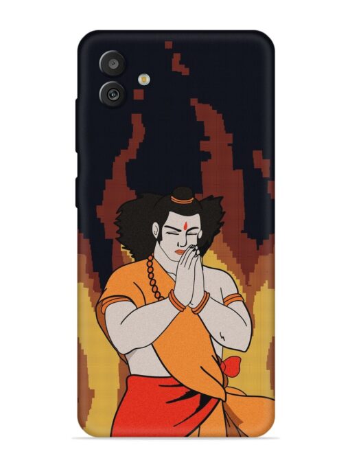 Shree Ram Vector Embossed Soft Silicone Case for Samsung Galaxy M13 (5G) Zapvi