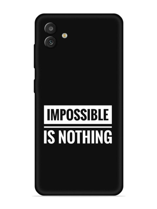 Impossible Is Nothing Embossed Soft Silicone Case for Samsung Galaxy M13 (5G)