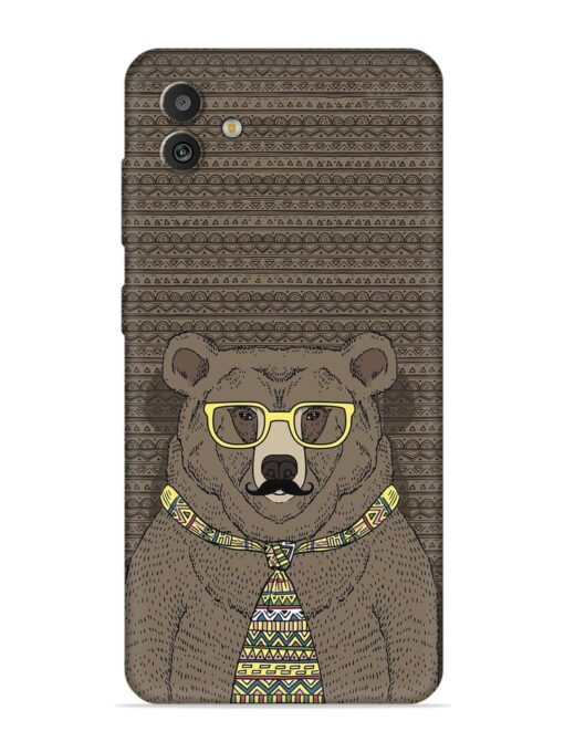 Grizzly Bear Embossed Soft Silicone Case for Samsung Galaxy M13 (5G)