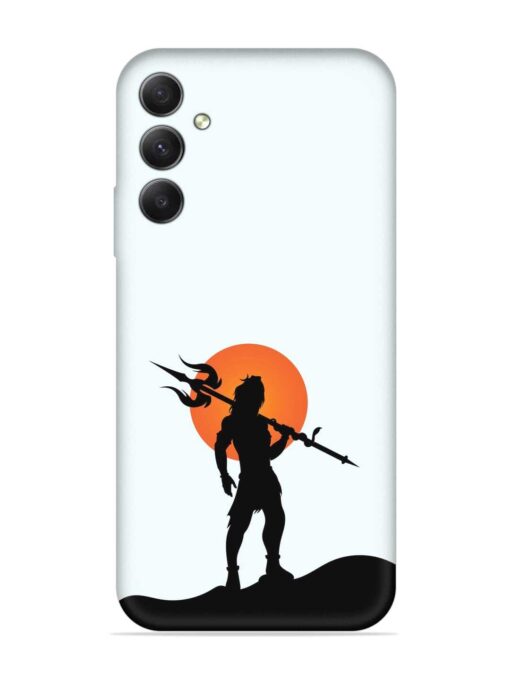 Lord Mahadev Trendy Embossed Soft Silicone Case for Samsung Galaxy M14 (5G)