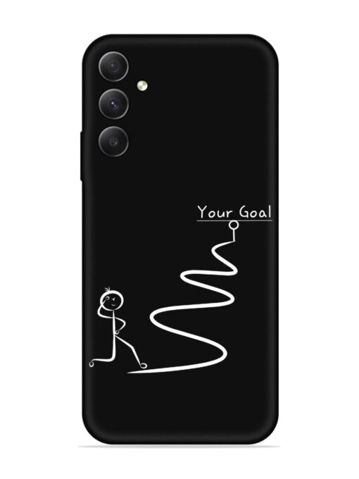 Your Goal Embossed Soft Silicone Case for Samsung Galaxy M14 (5G) Zapvi