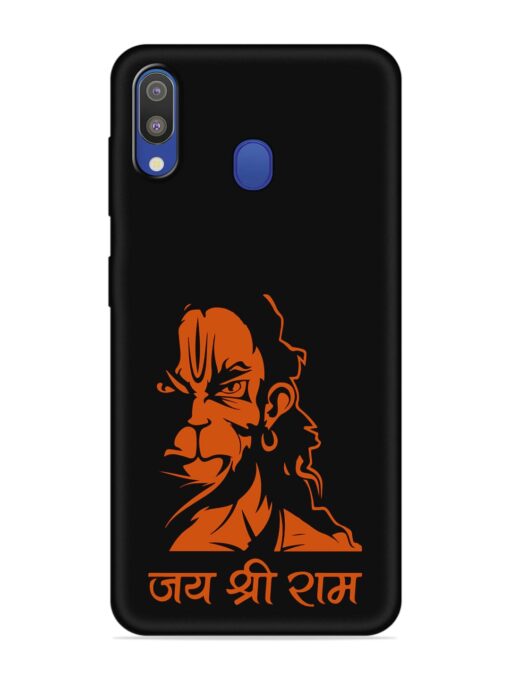 Angry Hanuman Embossed Soft Silicone Case for Samsung Galaxy M20 Zapvi