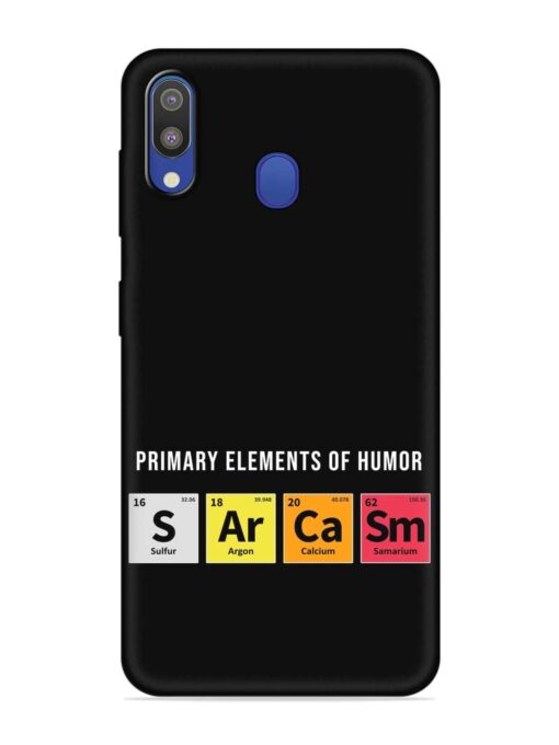 Primary Elements Humor Embossed Soft Silicone Case for Samsung Galaxy M20 Zapvi