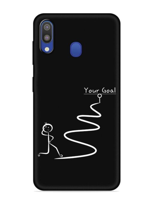 Your Goal Embossed Soft Silicone Case for Samsung Galaxy M20 Zapvi