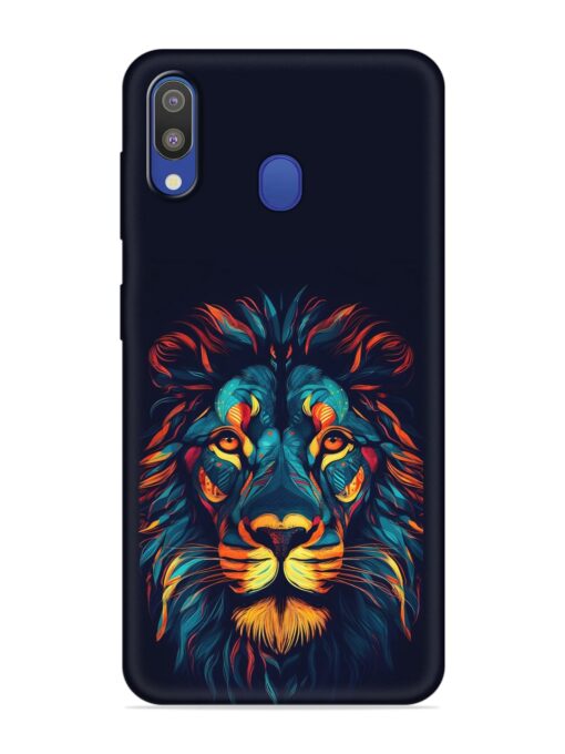 Colorful Lion Embossed Soft Silicone Case for Samsung Galaxy M20 Zapvi